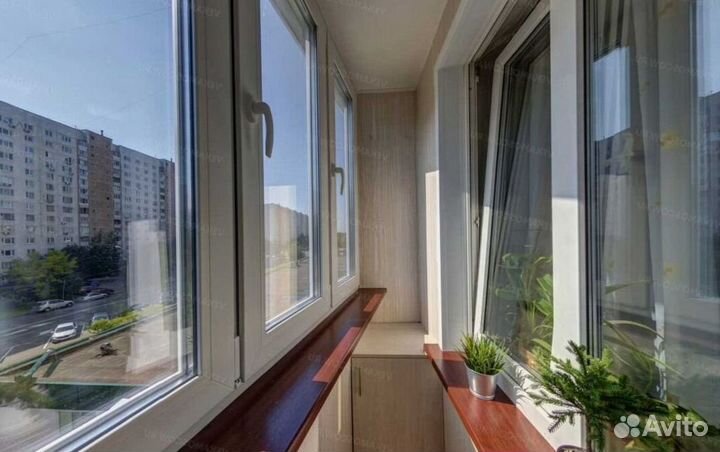 Остекление балконов и лоджий под ключ L8815