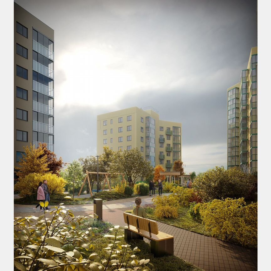 1-к. квартира, 34,5 м², 1/7 эт.