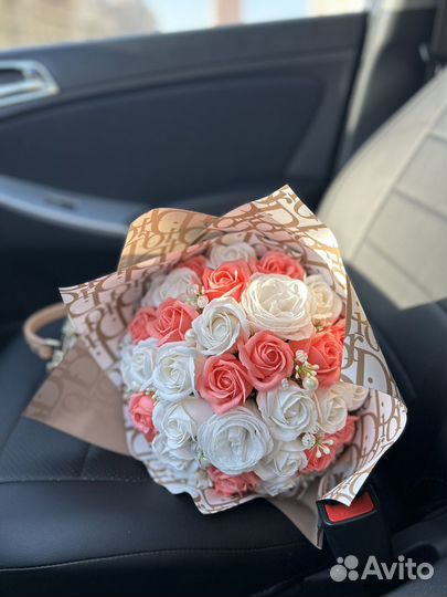 Букеты из мыльных роз для учителя к 1 сентября