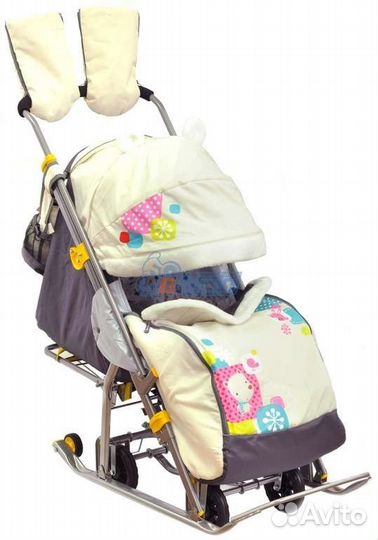 Детские санки коляска