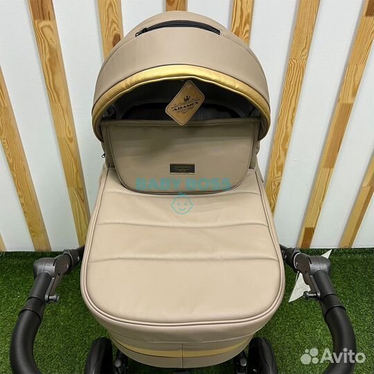 Коляска Adamex Rimini Eco бежевая