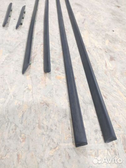 Молдинги дверные чёрные BMW E46 седан