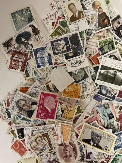 Марки персоналии. Очень много. Старина