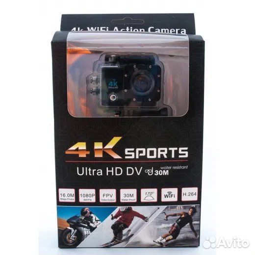 Экшн камера 4К sports ultra HD DV sports
