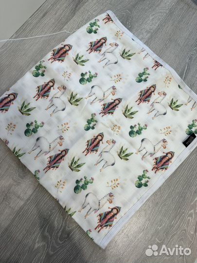 Полотенце пеленка муслин двойная новая