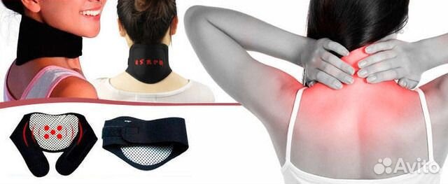 Турмалиновая накладка на шею