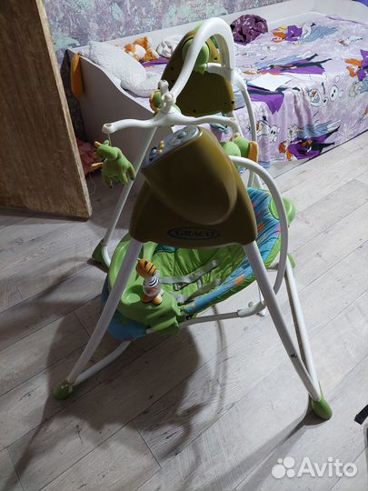 Детские электронные качели для новорожденных