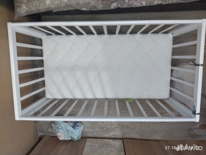 Детская кроватка Happy Baby Mirra 120х60 см