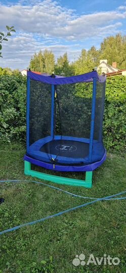 Детский батут с сеткой бу