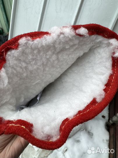 Спилковые краги