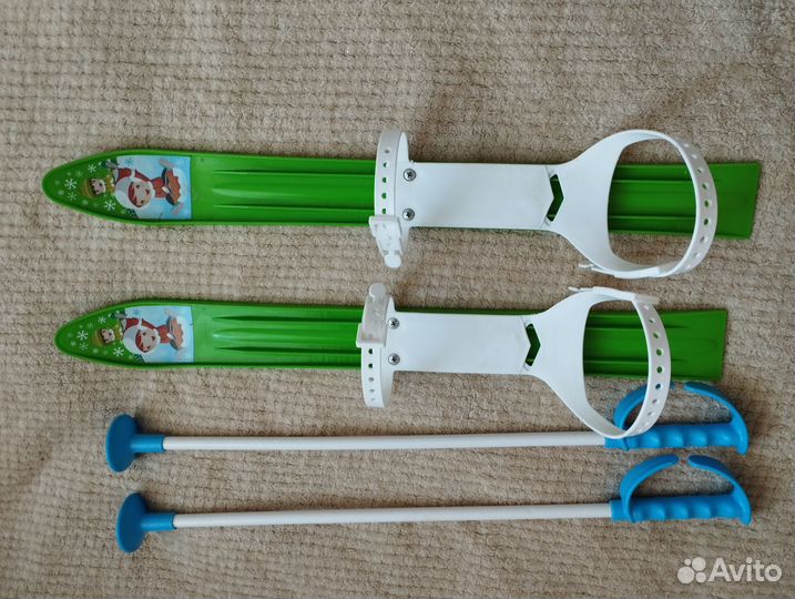 Лыжи детские на 3-5 лет