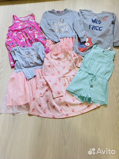 Одежда на девочку пакетом 110 размер