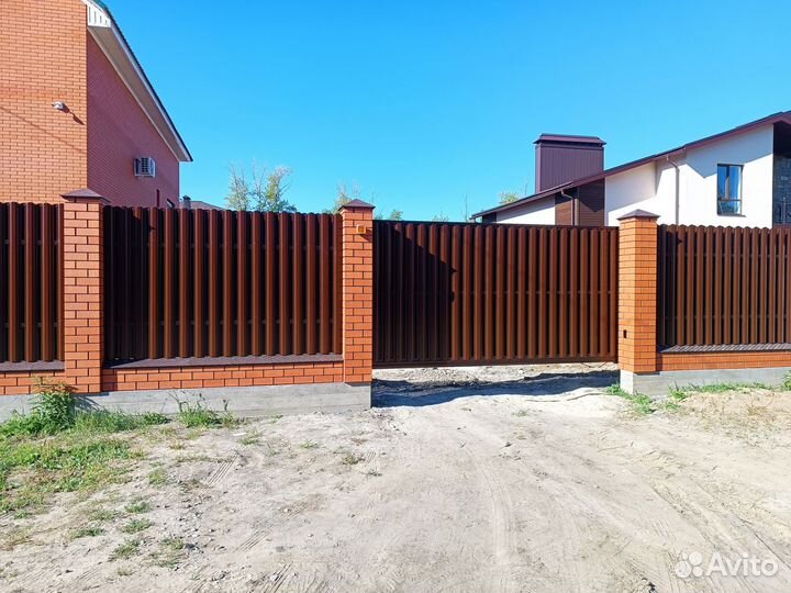 Откатные ворота до 12м под ключ