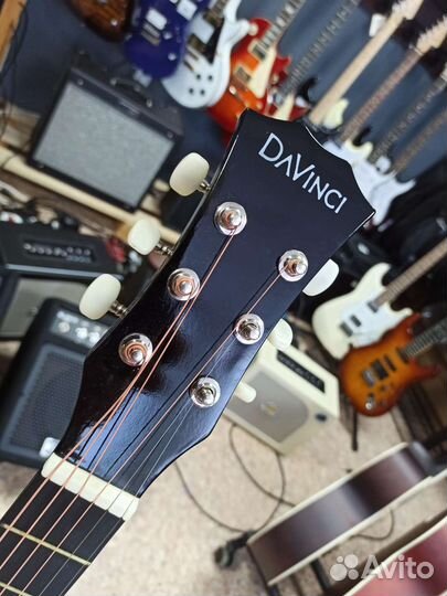 Акустическая гитара davinci DF-50A BK