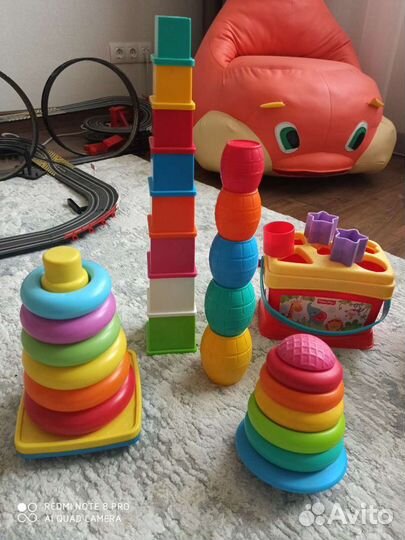 Игрушки пирамидка cортер elc Fisher price chicco k