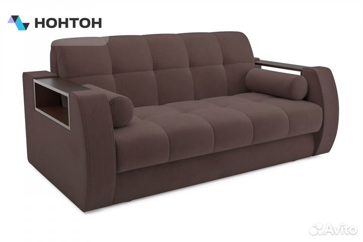 Диван аккордеон Барон №3 коричневый