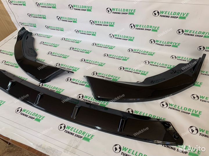 Сплиттер BMW 3 G20 Competition черный тюнинг