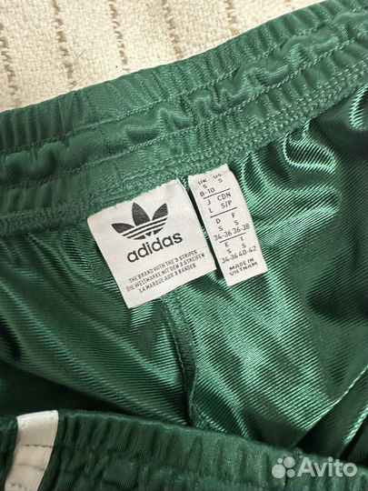 Брюки Adidas Originals зеленые