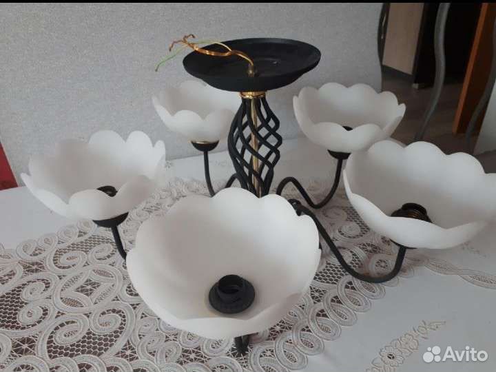 Люстра потолочная 5 рожковая