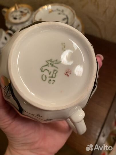 Чайный/кофейный сервис Вербилки, СССР