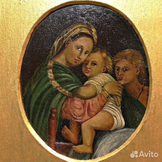 Картина.Мадонна с Иисусом.19 век.Рафаэль