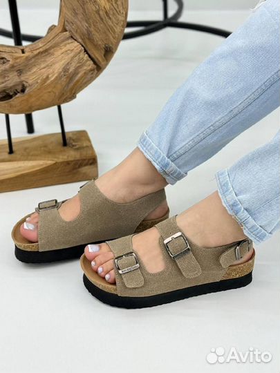 Новые стильные сандалии тапочки Birkenstock жен