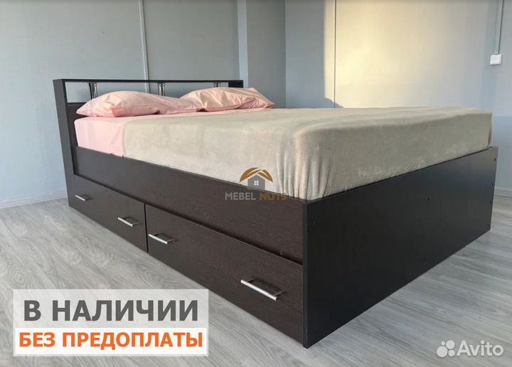 Кровать кинг сайз 180х200 двуспальная