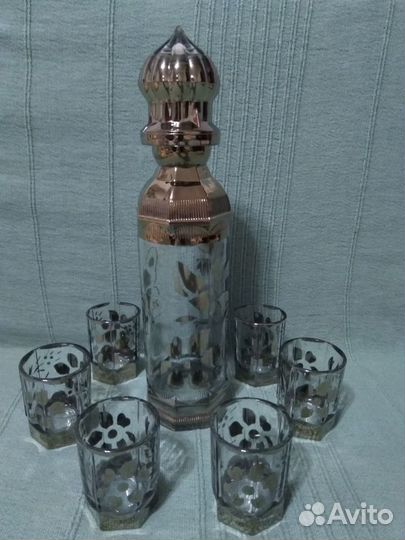 Графин с рюмками новый