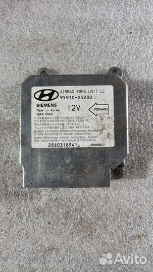 Блок srs airbag Hyundai Accent II G4EC