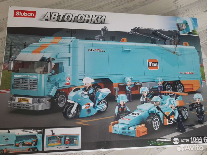 Конструктор sluban Автогонки новый