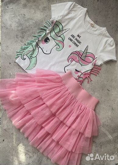 Футболка детская для девочки 110, 120, 130,140