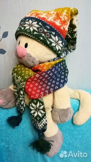 Шапка-шарф из Эстонии шерсть