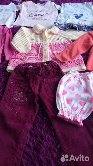 Одежда для девочки пакетом 2-4 года