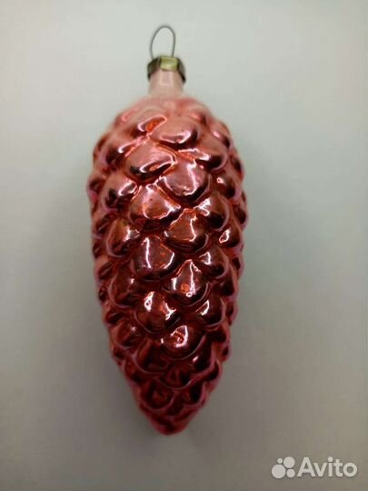 Шишка. Ёлочные игрушки СССР 4 шт