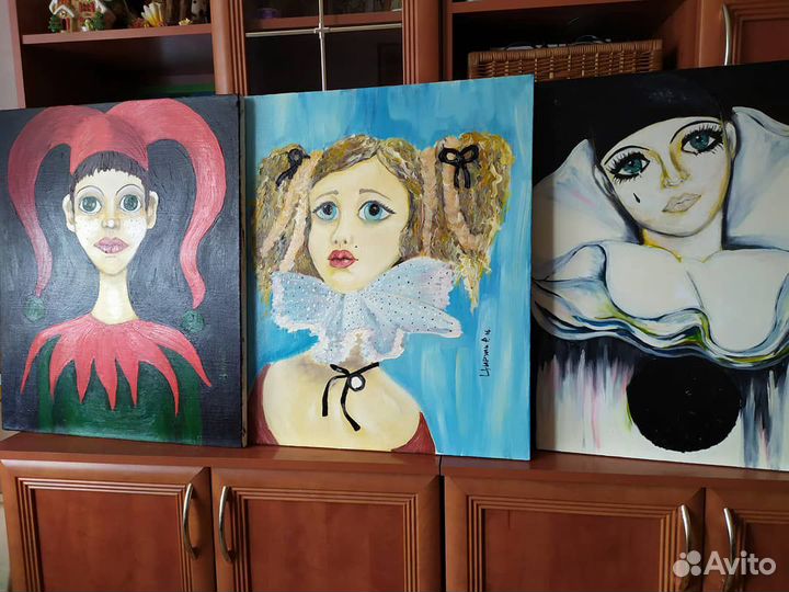 Картина клоун