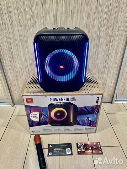Колонка jbl partybox encore с микрофоном
