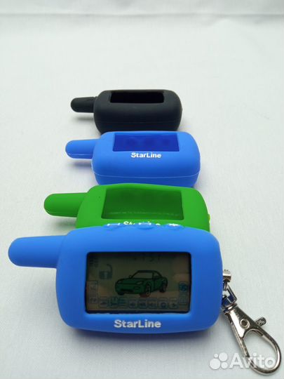 Чехлы-силикон для брелков Starline А6/А9