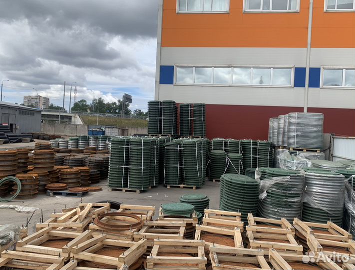 Люк канализационный чугунный