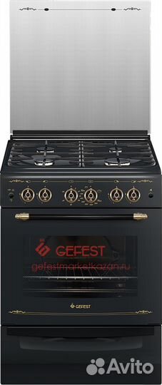 Газовая ретро плита gefest пг 6100-02 0183