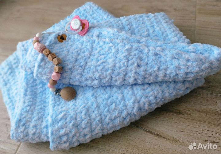 Плед детский плюшевый