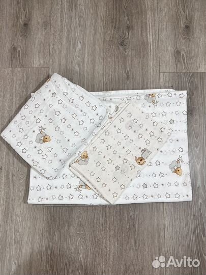 Комплект постельного белья в детскую кроватку