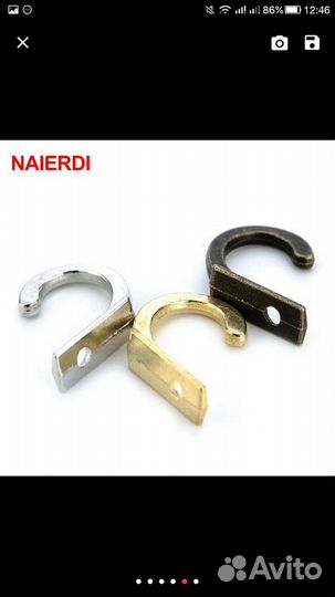 Фурнитура для фоторамок, ключниц, шкатулок с шуруп