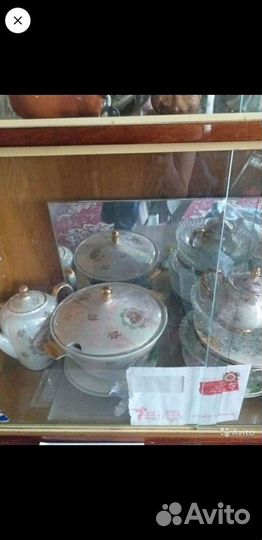 Мадонна.(остатки) ГДР. 1967(сервиз. Посуда)