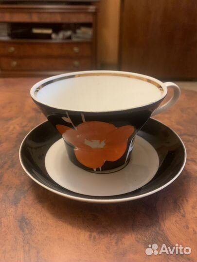 Чайная пара Дулева, 1968 год