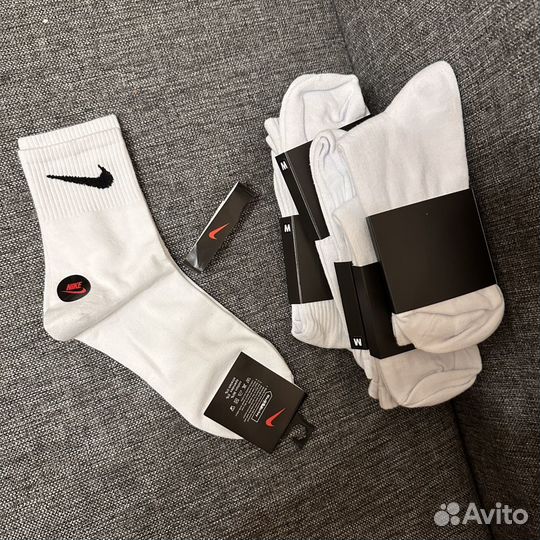 Мужские носки белые Nike 41-47