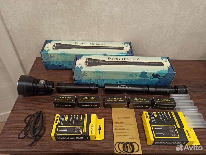 Лучший подводный фонарь D170 v.5 exclusive edition