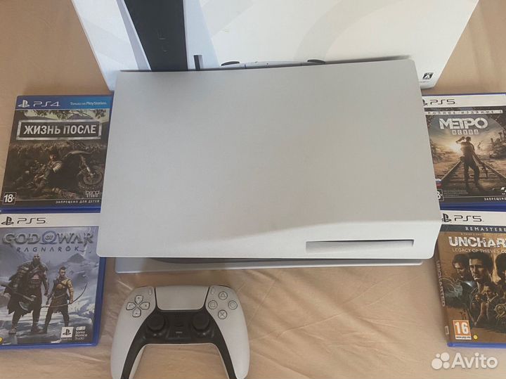 Игровая приставка ps5 с играми