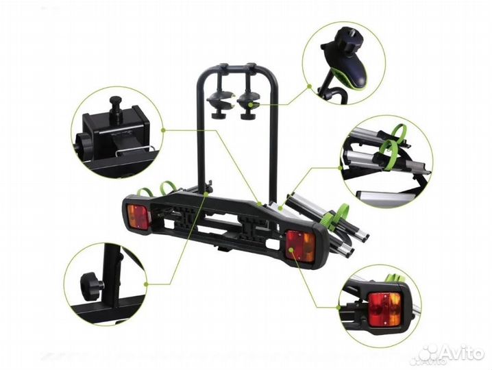 Крепление на 2 велосипеда на фаркоп