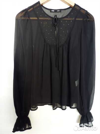 Блузка полупрозрачная женская Sinsay Р-р S