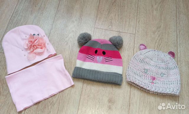 Шапки на девочку пакетом 52